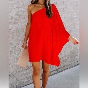 Vici one shoulder mini dress size Small